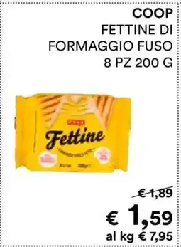 Coop COOP FETTINE DI FORMAGGIO FUSO offerta