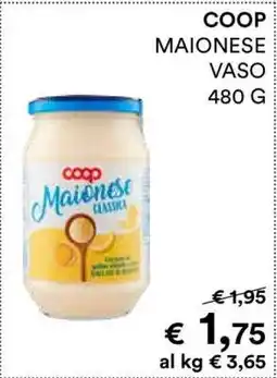 Coop COOP MAIONESE VASO 480 G offerta
