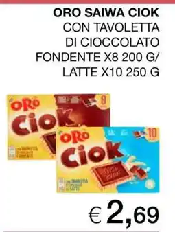 Coop ORO SAIWA CIOK offerta