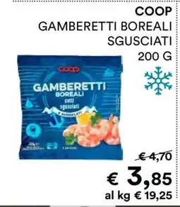 Coop COOP GAMBERETTI BOREALI SGUSCIATI 200 G offerta