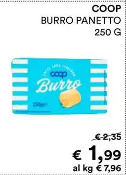Coop Coop Burro Panetto offerta