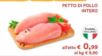 Coop Petto Di Pollo Intero offerta