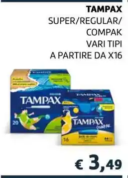 Coop Tampax offerta