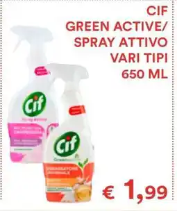 Coop Cif Green Active/Spray Attivo offerta