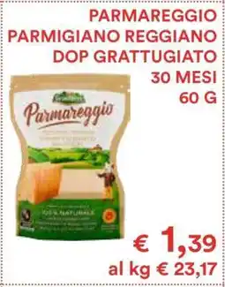 Coop PARMAREGGIO PARMIGIANO REGGIANO DOP GRATTUGIATO offerta
