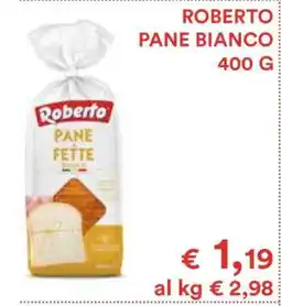 Coop ROBERTO PANE BIANCO 400 G offerta
