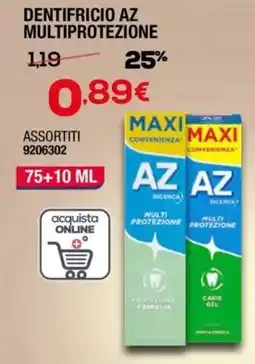 Bricofer Dentifricio az multiprotezione offerta