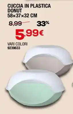 Bricofer Cuccia in plastica donut offerta