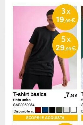 Terranova T-shirt uomo offerta