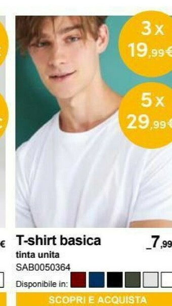 Terranova T-shirt uomo offerta