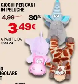 Bricofer Giochi per cani in peluche offerta