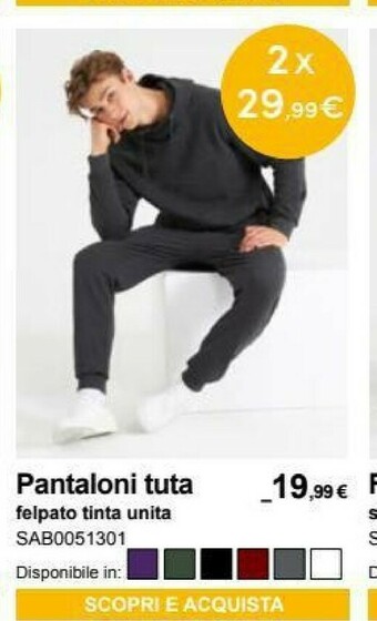 Terranova Felpa uomo offerta