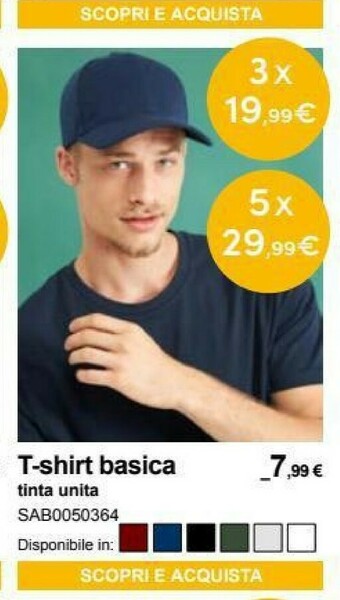Terranova T-shirt uomo offerta