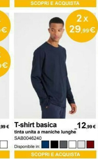 Terranova T-shirt uomo offerta