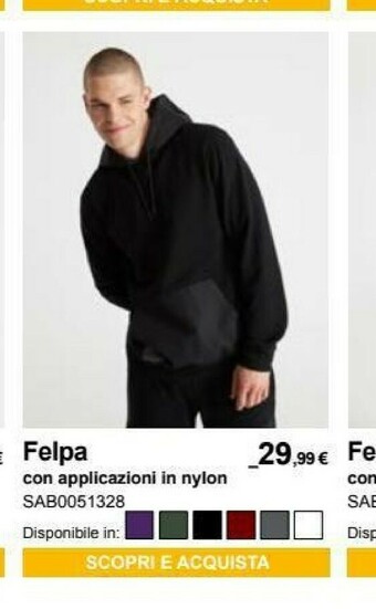 Terranova Felpa uomo offerta