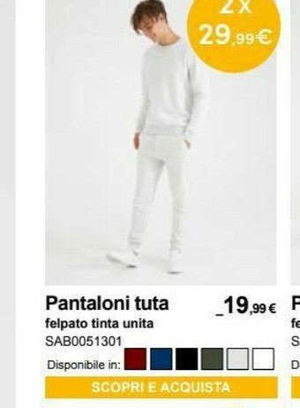 Terranova Felpa uomo offerta