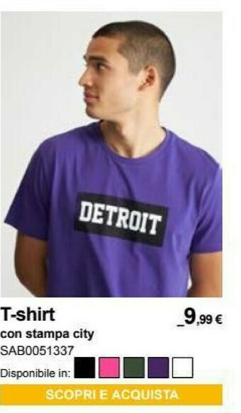 Terranova T-shirt uomo offerta