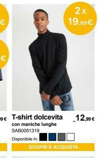 Terranova T-shirt uomo offerta