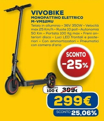 Euronics Monopattino offerta
