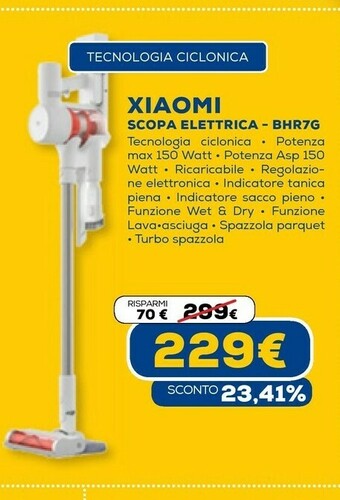 Euronics Scopa elettrica offerta