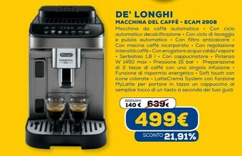 Euronics Macchina del caffè offerta