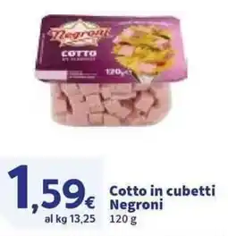 Sigma Cotto in cubetti Negroni offerta