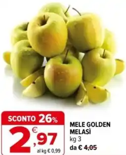 Iperal Mele golden melasì offerta
