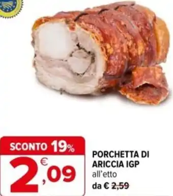 Iperal Porchetta di ariccia igp offerta
