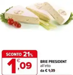 Iperal Brie president offerta