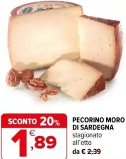 Iperal Pecorino moro di sardegna offerta