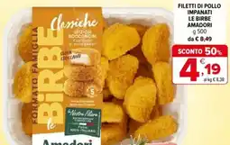 Iperal Filetti di pollo impanati le birbe AMADORI offerta