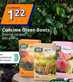 Action Concime Green Boots offerta