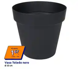 Action Vaso Toledo nero offerta