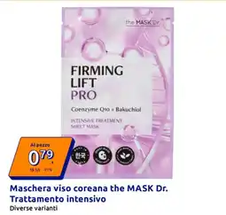 Action Maschera viso coreana the MASK Dr. Trattamento intensivo offerta