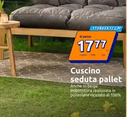 Action Cuscino seduta pallet offerta