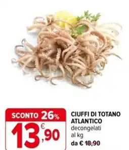 Iperal Ciuffi di totano atlantico decongelati offerta