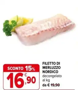 Iperal Filetto di merluzzo nordico decongelato offerta