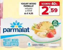 Iperal Yogurt intero PARMALAT vellutato offerta