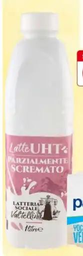 Iperal Latte uht LATTERIA SOCIALE VALTELLINA parzialmente scremato offerta