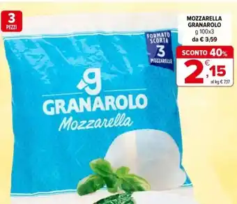 Iperal Mozzarella GRANAROLO offerta