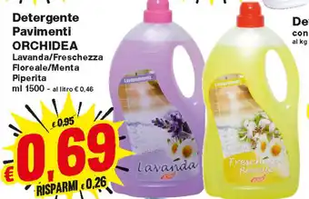 Prix Quality Orchidea Detergente Pavimenti 1500ml offerta