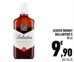 Conad Scotch whisky BALLANTINE'S offerta