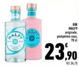 Conad Gin malfy originale, pompelmo rosa offerta