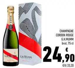 Conad Champagne cordon rouge G.H.MUMM offerta