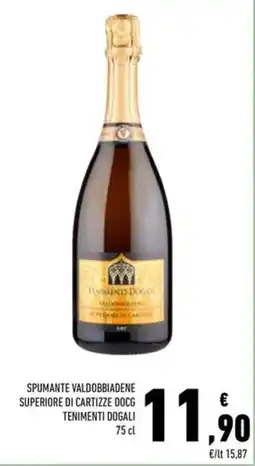 Conad Spumante valdobbiadene superiore di cartizze docg TENIMENTI DOGALI offerta