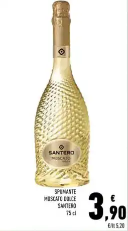 Conad Spumante moscato dolce SANTERO offerta