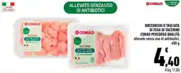 Conad Bocconcini o tagliata di fesa di tacchino CONAD PERCORSO QUALITÀ offerta