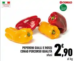 Conad Peperoni gialli e rossi conad percorso qualità sfusi offerta
