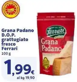Sigma Grana Padano D.O.P. grattugiato fresco Ferrari offerta