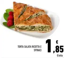 Conad Torta salata ricotta e spinaci offerta